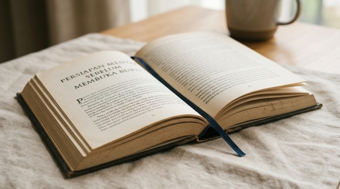 Persiapan Mental Sebelum Membuka Buku