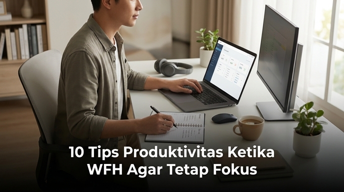 10 Tips Produktivitas Ketika WFH Agar Tetap Fokus
